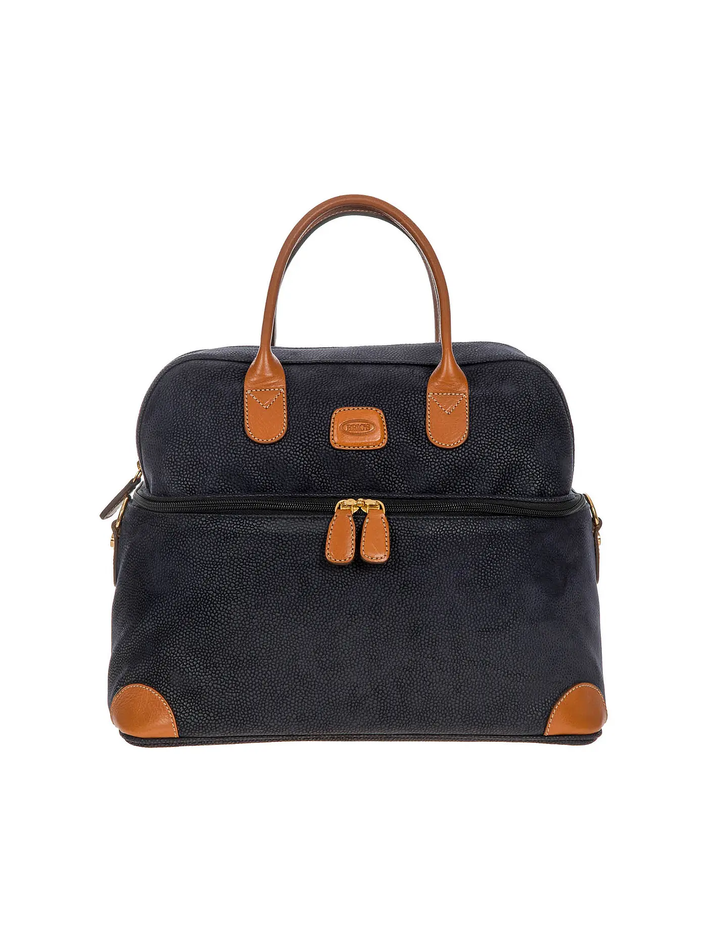 BRICS | Kosmetikkoffer "Life" (Camel) | dunkelblau